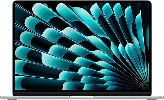 Apple 2023 MacBook Air Laptop with M2 chip: 15.3-inch Liquid Retina Display, 8GB Unified Memory, 256GB SSD Storage, 1080p FaceTime HD Camera, Touch ID. Works with iPhone/iPad; Silver